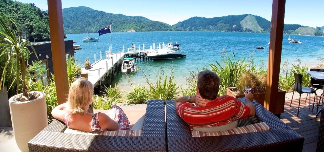 View from the Restaurant Verandah